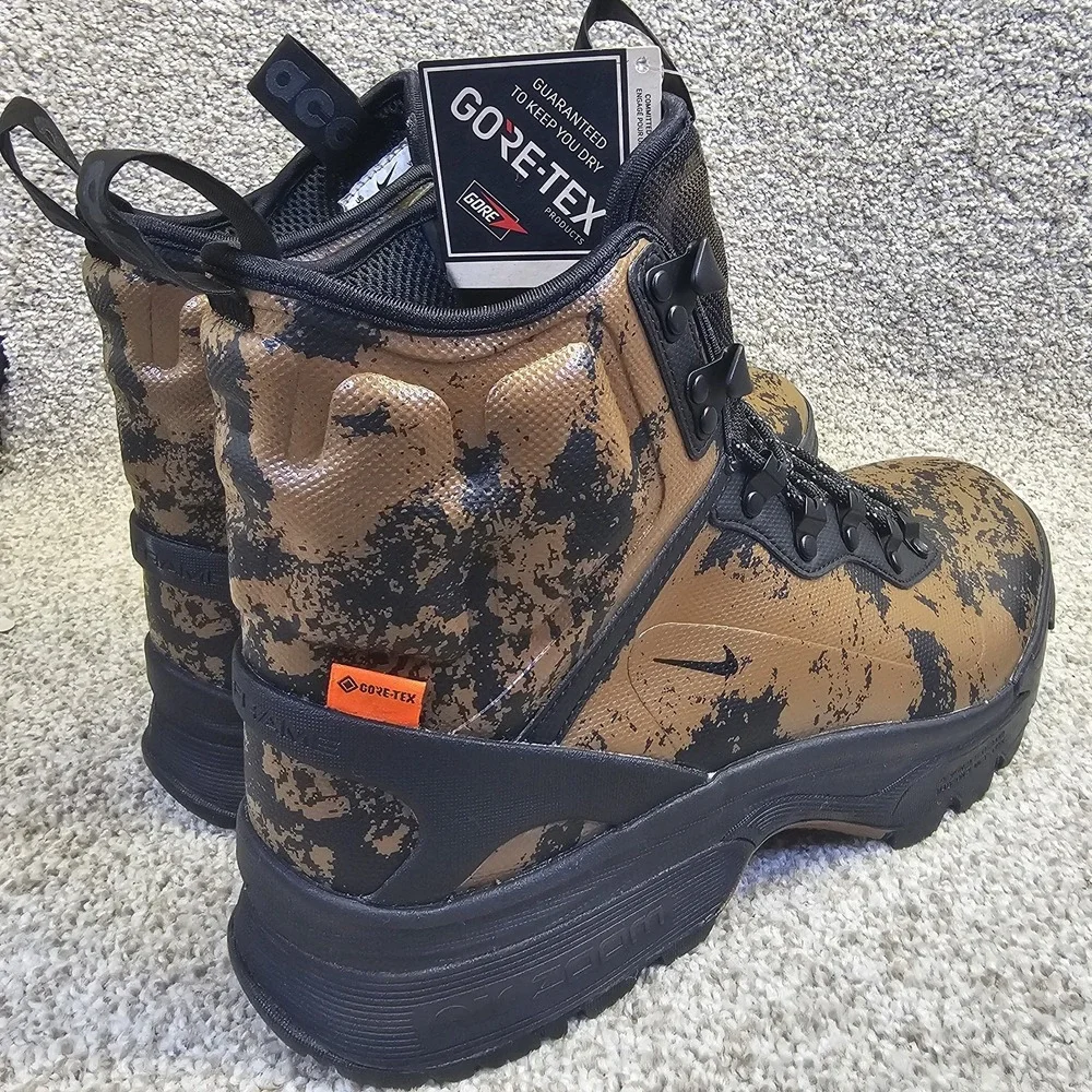 NEW Nike ACG Zoom Gaiadome GORE-TEX Men's Size 11 Black Brown IB2328-200‎ Camo